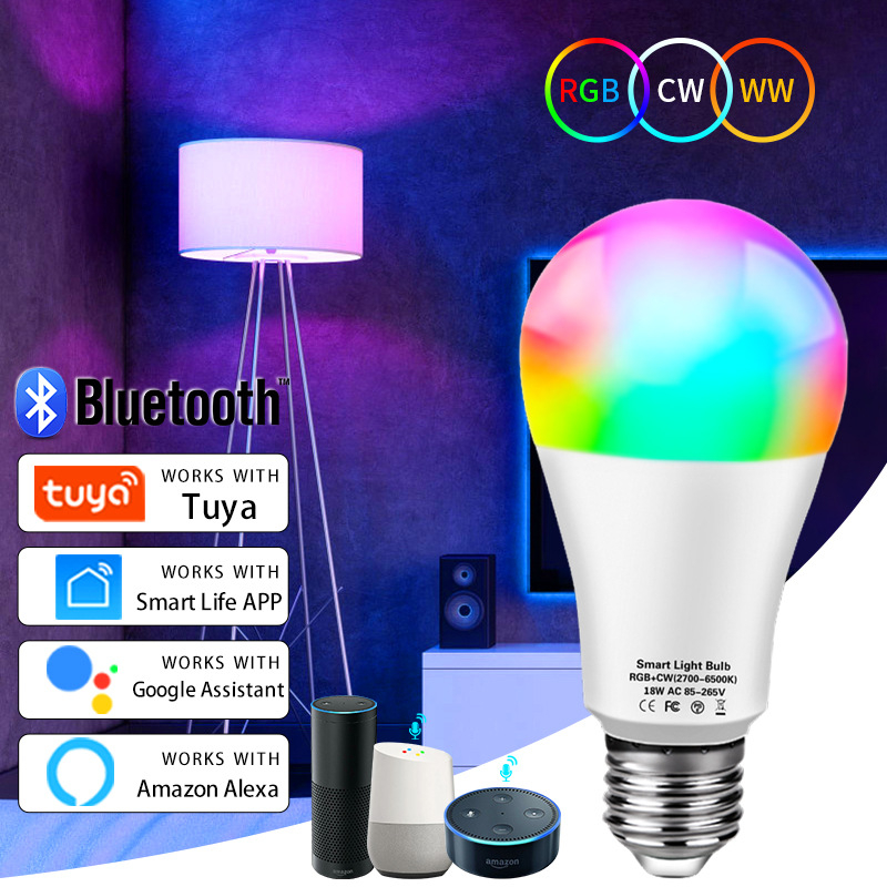 Lampadina LED RGB dimmerabile SMART E27/10W/230V 3000-6500K Wi-fi Tuya -  Solight