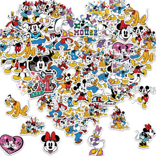 50pcs Disney Cute Cartoon Mickey Mouse Graffiti Autocolantes De Rato Faça Você Mesmo Laptop Scrapbook Telefone Bagagem Guitarra Adesivos Para Crianças Brinquedos
