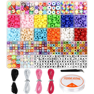 conjunto de contas de criança diy kit completo para fazer pulseiras de colares