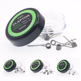 10Pcs/Box C0il Clapton Alienígena Fusível Arame Plano De Peixe