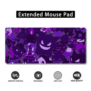 Tapete De Rato Pokémon mouse pad Extendido À Prova D'água design Antideslizante Bordas Costuradas De Precisão Grande Para Jogos