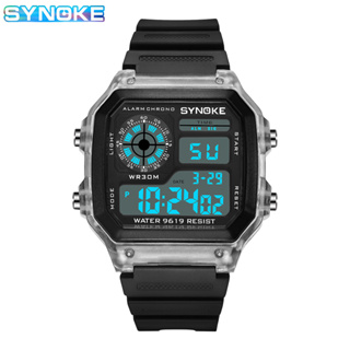 【 Ready Stock 】 SYNOKE Relógio De Pulso Digital De Luxo À Prova D
