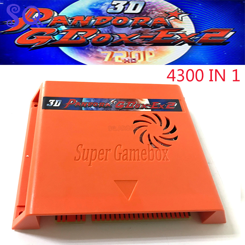Pandora box ex2 4300 jogos + 50 jogos em 3D para fliperama