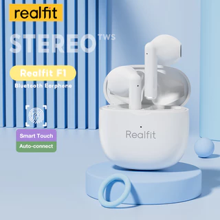 Realfit f1 Bluetooth Fone De Ouvido Superb Bass Wireless Earbuds Com Microfone