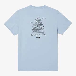 The North Face A Camiseta De Manga Curta Estampada , Casual Homem E Mulher 1913HS3