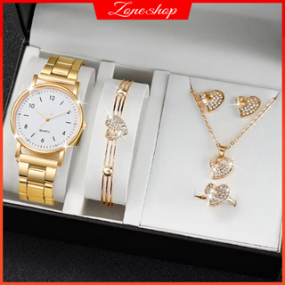Relógio Feminino Quartzo Pulseira De Aço Inoxidável Wwiswatch