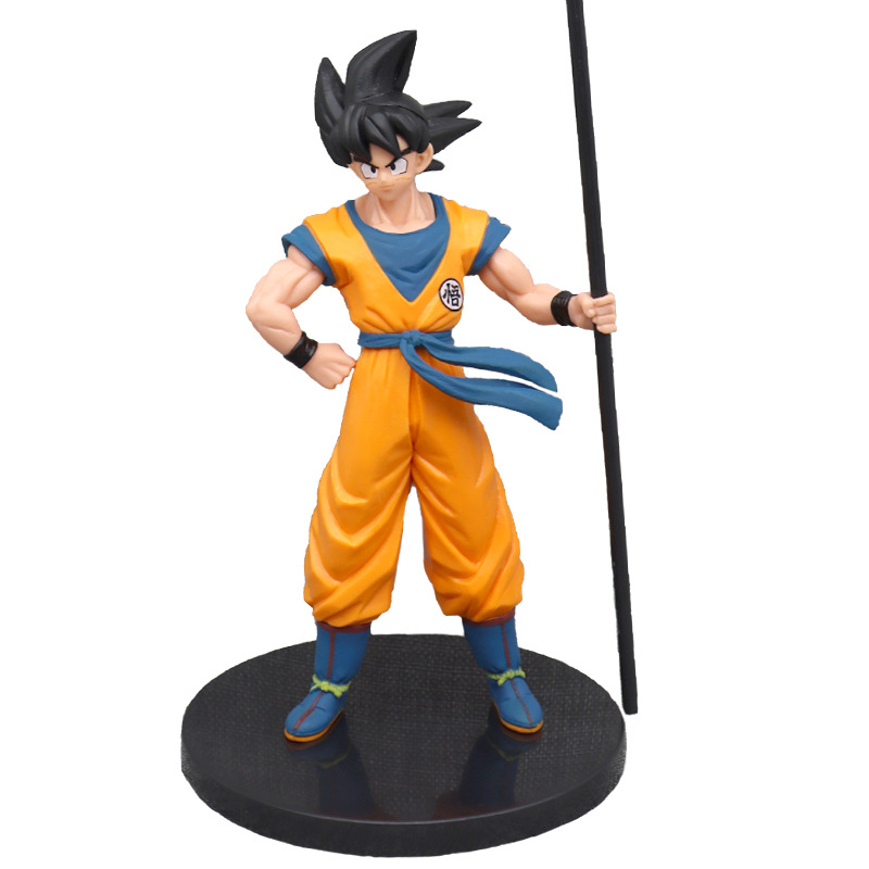 Boneco Anime Son Goku Grande com caixa presenteavel Colecionável Dragon ...