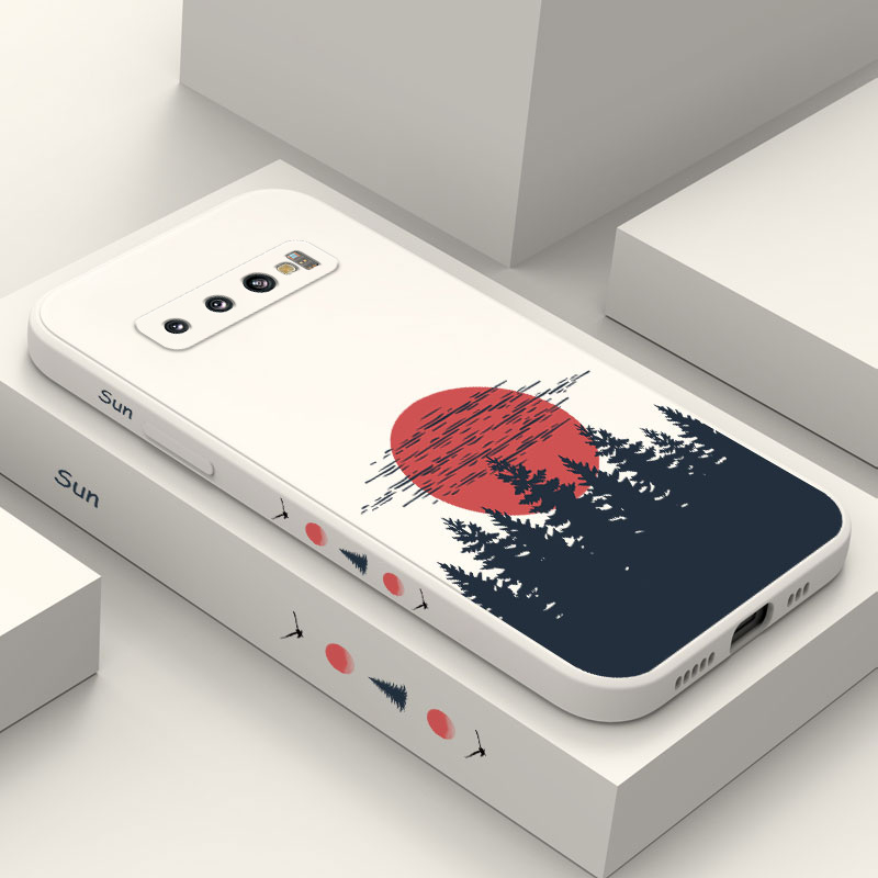 Estojo Para Telefone Samsung Galaxy S10 S10E Plus Capa Macia S9 Sentimento Confortável