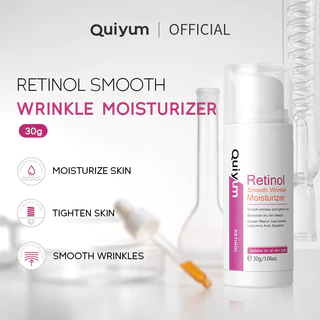 QUIYUM Retinol Hidratante Suave Rugas Suaves Apertar A Pele Hidratação Profunda 30g em Oferta na Shopee