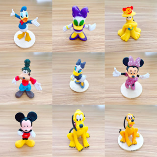 9Style 5-10cm Figuras Disney Mickey Mouse Minnie Festa De Aniversário Decoração De Bolo Em PVC Anime Kids Toys