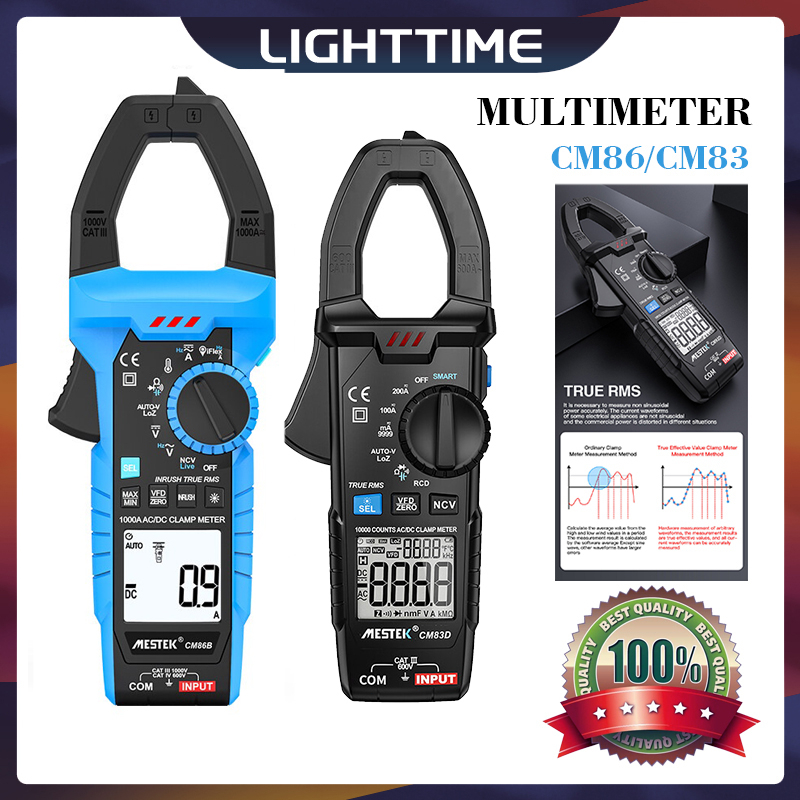 Pinça Amperimétrica digital Profissional CM83/CM86 6000/10000 Multímetro De Contagem NCV AC/DC Freqüência Do capacitor De Resistência De Corrente De Tensão Voltímetro Verdadeiro RMS
