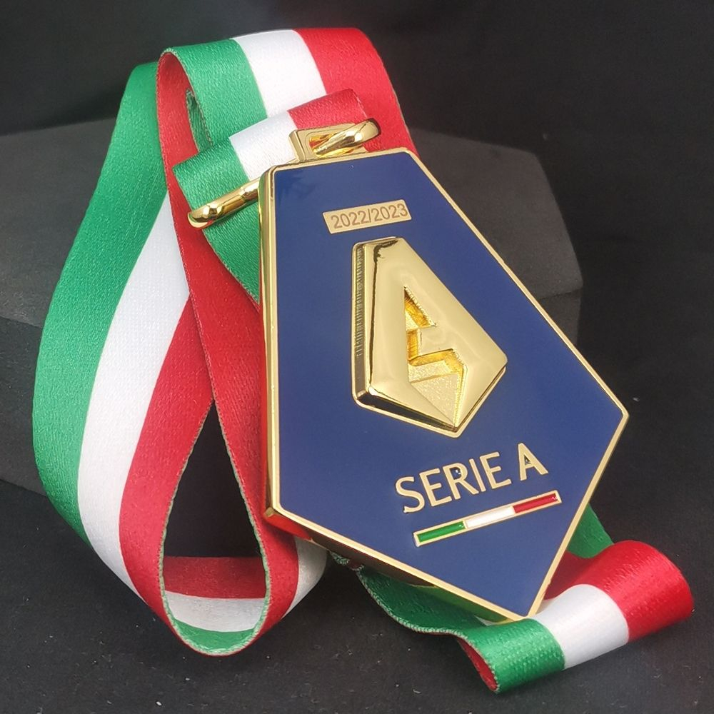 2023 Série Italiana Uma Medalha Do Campeonato Napoli Coleção De Fãs Lembrança De Futebol
