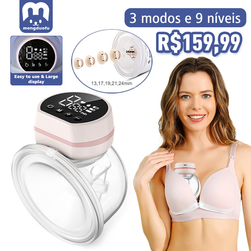 Bomba de tira leite,Bomba Elétrica Portátil Para Leite Materno Recarregável