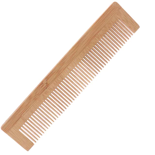 1Pcs Pente De Madeira Bambu Massagem Cabelo Natural Anti-Estático Para Cuidados Com O