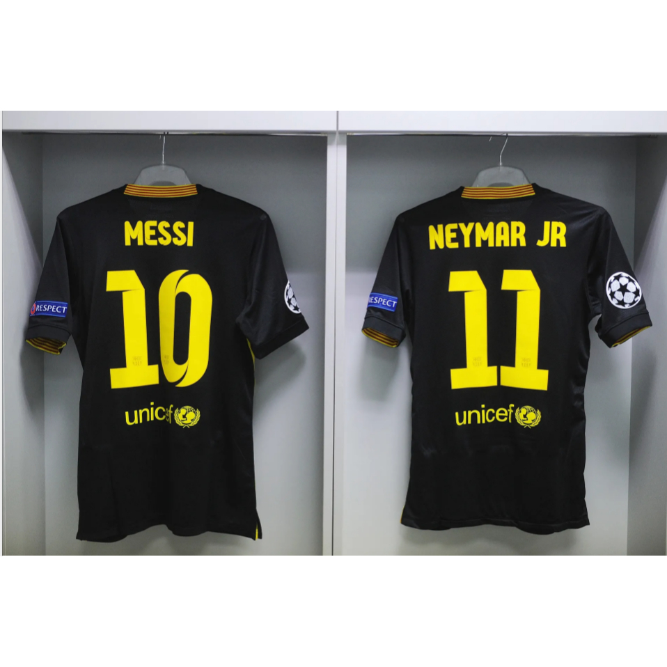 camisa Barcelona Retro Jersey 2013 2014 Neymar JR Jersey #11 Messi #10 away
