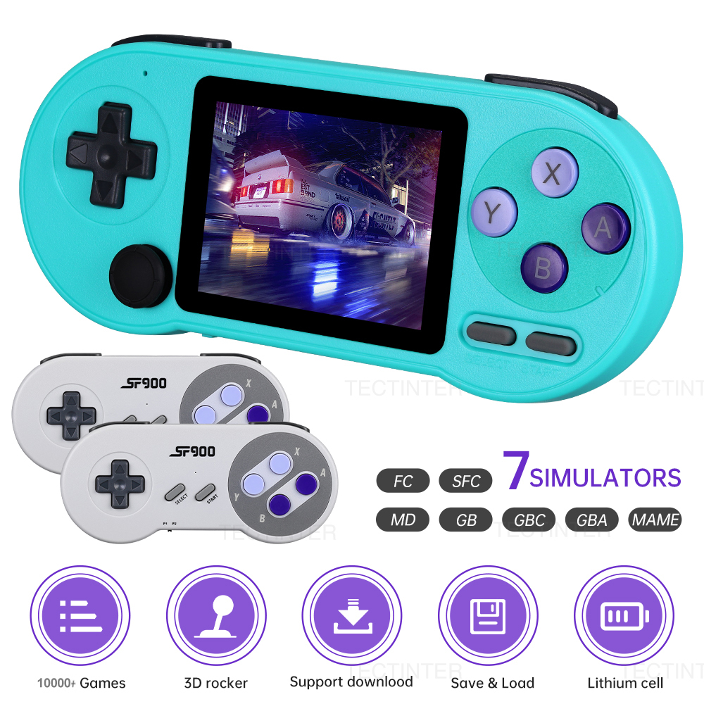 SF2000 Mini Player De Jogo Portátil SF2000 Suporte 32G 10000