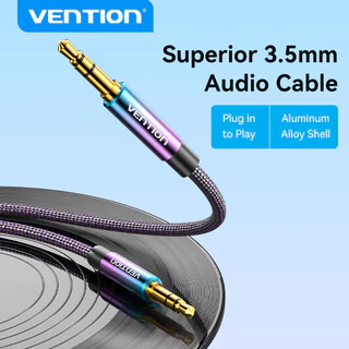 Vention 3.5mm Cabo De Áudio Aux Jack Hi-Fi Macho Para Smartphone Tablet Media Player MP3 MP4 Amplificador De Carro Fone