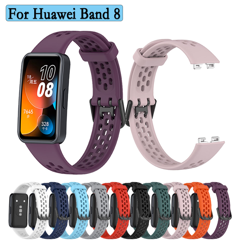 Pulseira De Reposição Para Huawei Band 8 Sport Silicone Smart Watch Ajustável