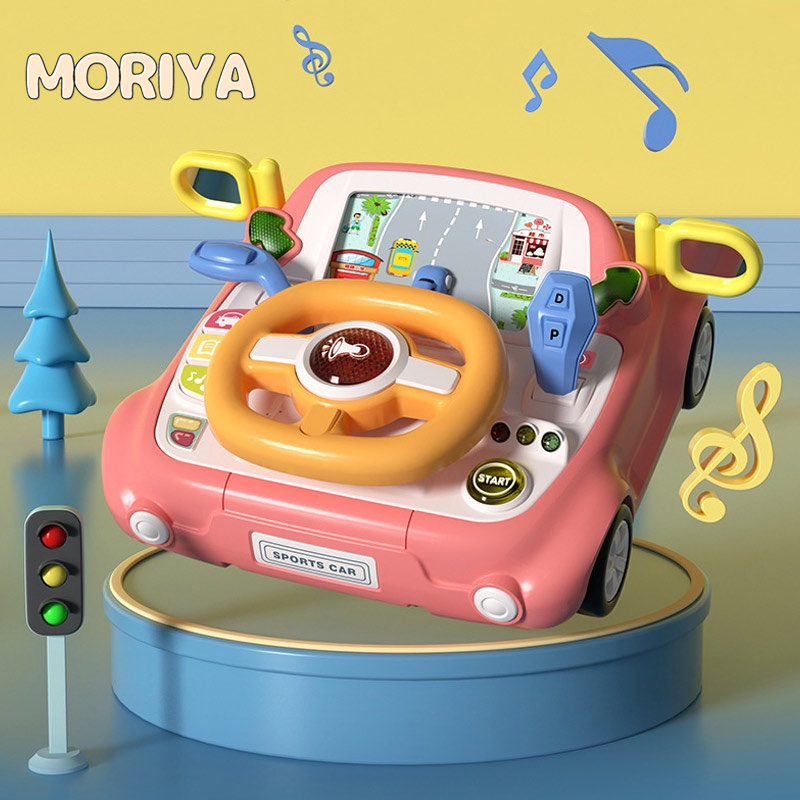 Volante De Brinquedo Eletrônico Infantil/Jogo De Aventura Com Efeitos  Sonoro/Música Para Crianças/Carro/Menino 4-6