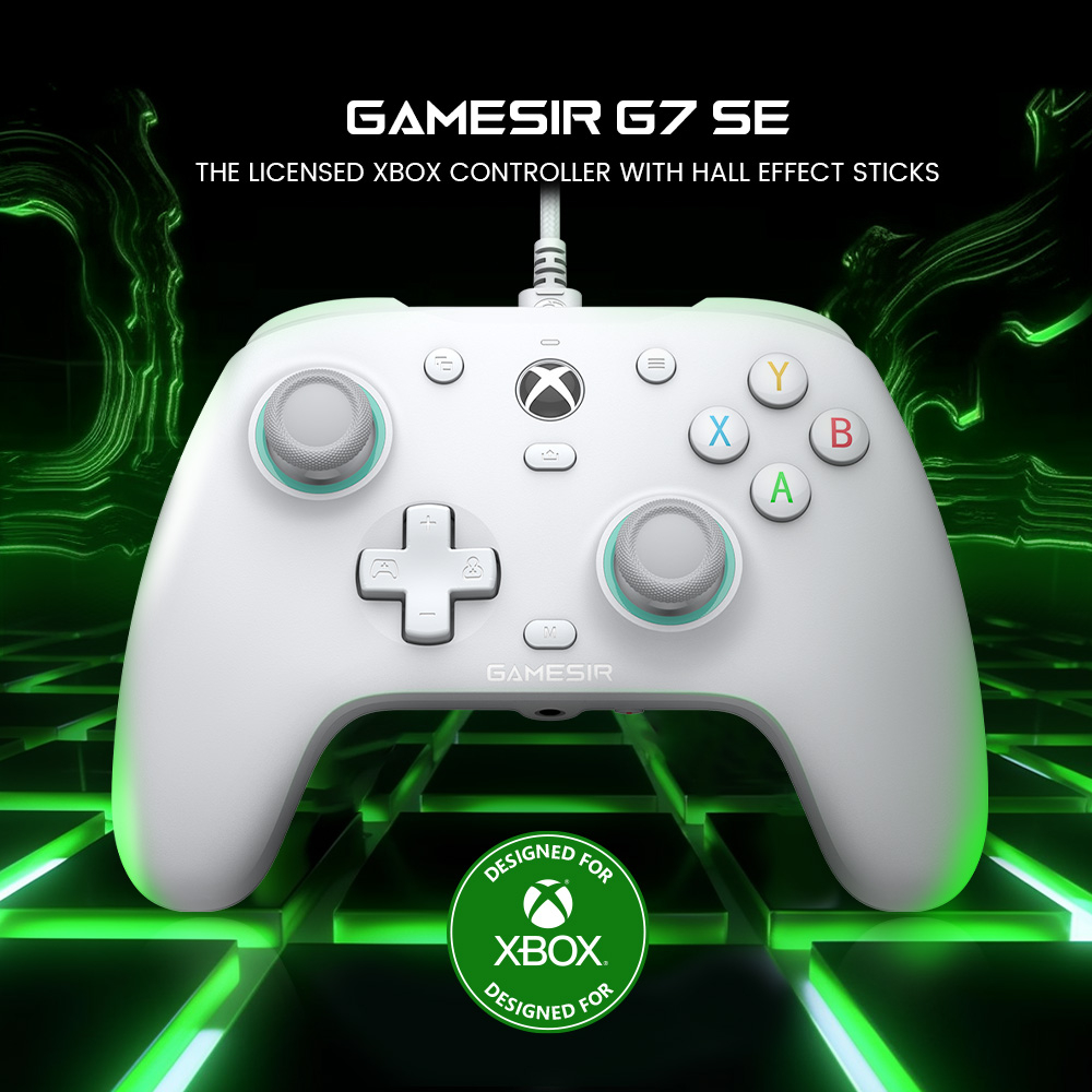 GameSir G7 SE Xbox Controlador De Jogos Gamepad Com Fio Para Series X , S One , Paus De Efeito Hall