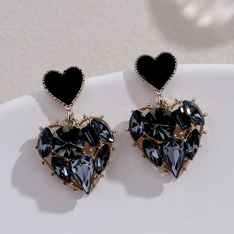 Nuevo Amor Creativo Corazón Cristal Claro Encanto Colgante Para DIY Collar Pulsera Llavero Fiesta Joyer