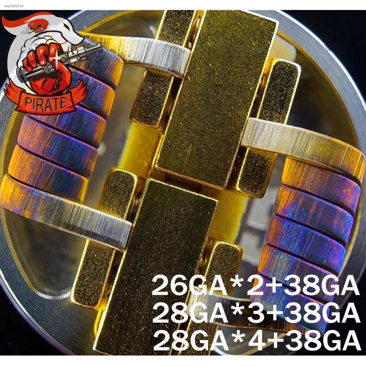 10PCS NI80 Clapton Fusível Pré-Construído Bobinas Core2/3/4 Fio Atomizador De Moda Acessório