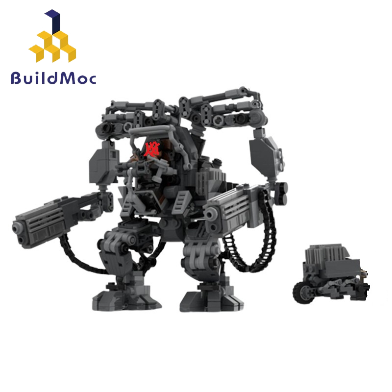 Buildmoc The Matrix Films Model Revolutions Robôs Construindo Blocos De Brinquedos Educativos Infantis Presentes Para Meninos 731Pcs Bricks MOC-137552