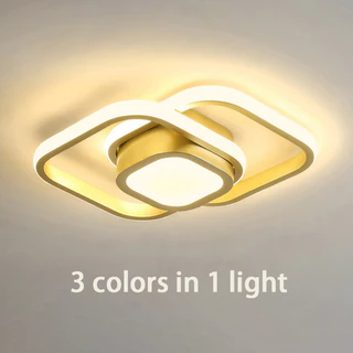 Luminária De Teto 3 Cores Em 1 Luz Led Pendant Para Sala De Estar Do Dormitório