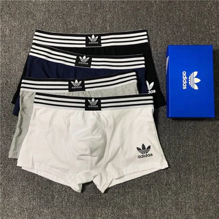 [3pcs+Box] Cuecas de Boxer Masculino Cuecas de Boxer de Algodão Exclusivo Cuecas de Boxer Masculino