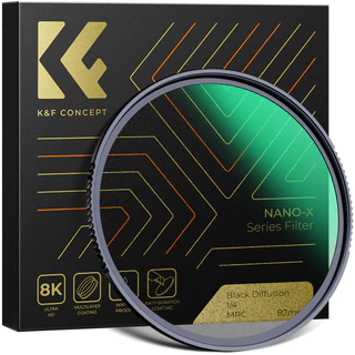 K & F Concept Black Soft filter 1/4 Lens Cinebloom Diffusion effect Com Filtro À Prova D'água/Arranhão Para Lentes De Câmera Efeito Especial