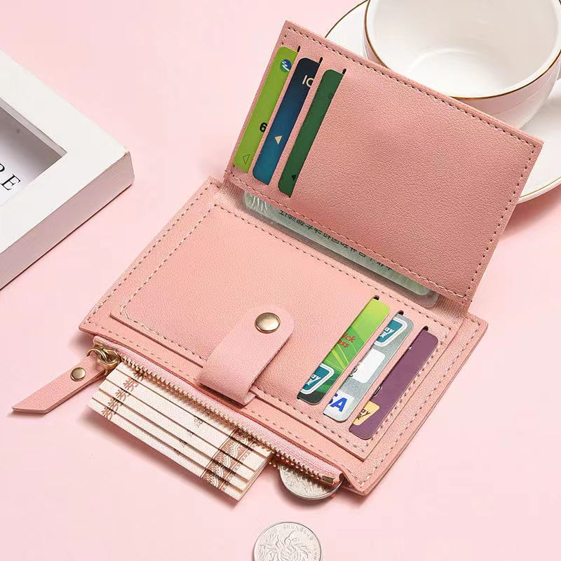 2023 Nova Carteira Das Mulheres Curto Verão Fino Bonito Simples Estudante Bolsa Da Moeda Projeto Do Nicho