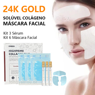 Máscara Facial 24k Gold Colágeno Solúvel /Hidratante/Firmadora