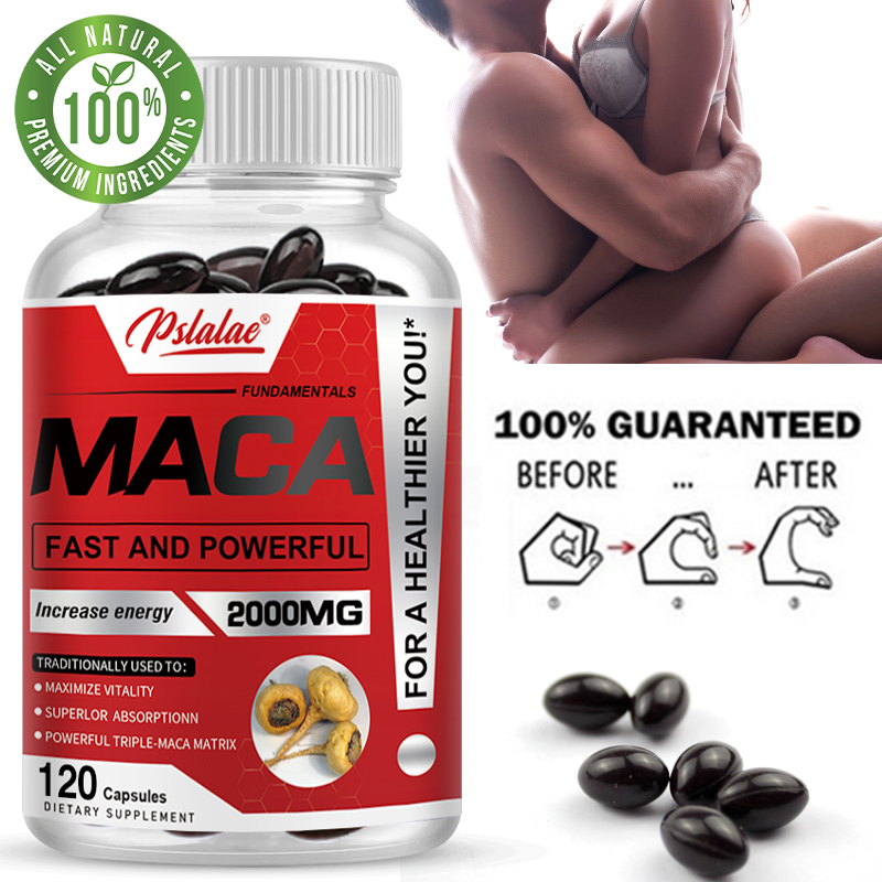 Maca-Suporta A Saúde Natural Impulsiona Energia O Desejo Suplemento De Desempenho E Humor