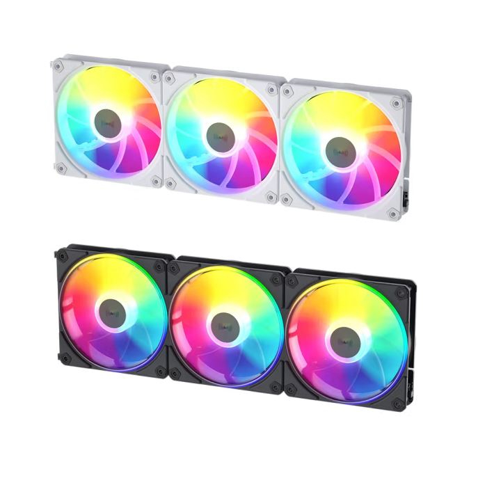 Ventilador ProArtist 120mm BF120 Basic Fan 120 Pro Com Intertravamento De Cabo De Construção Sem ARGB Reverso Para Caixas De PC E Dissipadores De Calor