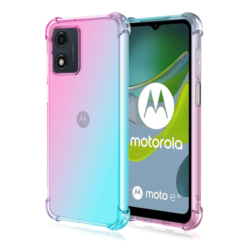 Capa Case Capinha Motorola Moto E4 Plus Arco Iris Azul em Promoção na  Americanas