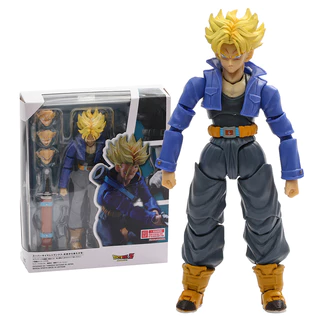 Trunks Articulado 16cm Dragon Ball SHF PVC action figure boneco DragonBall Ultra Instinto Goku Instinto Superior Brinquedos de menino