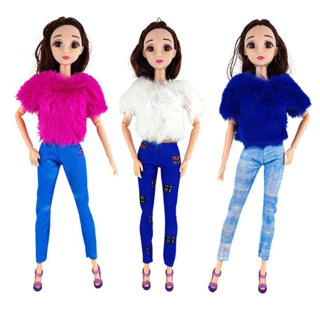  32 PCS Doll Clothes and Accessories, 10x Mix Party Dresses, 4X  Glasses, 6X Necklaces, 2X Magic Wands, 10x Shoes for 11.5 inch Doll, Gifts  for Girls : Toys & Games