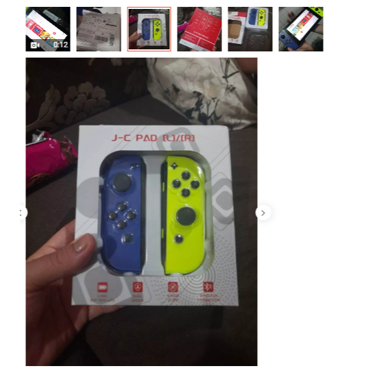 Nintendo Switch Joy Con Controlador Azul Neon Amarelo | Shopee Brasil