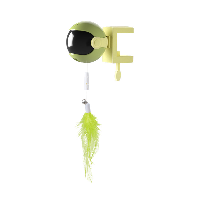 Electronic Motion Pet Toy Teaser Lifting Ball Flutter Elétrico Rotativo Interativo Puzzle Smart Cat