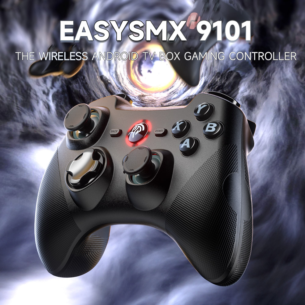 EasySMX-9013 Gamepad sem fio, 2.4G Controlador de jogos para PS3, PC, Windows  7, 10, 11, Android TV Box Joystick