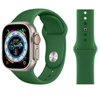 Pulseira de relógio de silicone com gravação flamingo para Apple Watch  Ultra 49mm/Série 8&7 45mm/