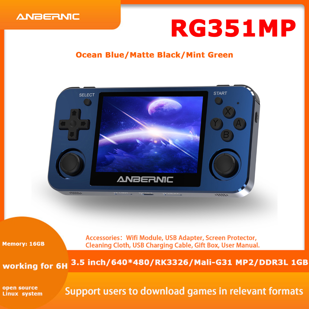 Anbernic Novo RG353PS 3.5 polegadas IPS Suporte WIFI combate online HDMI  motor de vibração Game Console Linux sistema Jogo Jogador - AliExpress