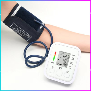 (Entrega Rápida) Medidor De Pressão Arterial De Braço Digital Esfigmomanômetro Profissional Portátil Manômetro Tensiômetro Médico Multiparâmetro Monitor
