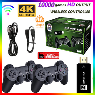 U8 Game Stick 4K 10000 Jogos Clássico Retro Console De Vídeo HD Plug And Play Output Controlador Sem Fio Kids