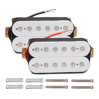 Humbucker 6 Cordas Captador De Guitarra Elétrica Ponte De Pickup Ou White
