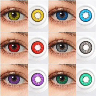 Magister Lentes de Contato Coloridas Olhos Brilhante Natural Cosplay Anual para Maquiagem1 Par