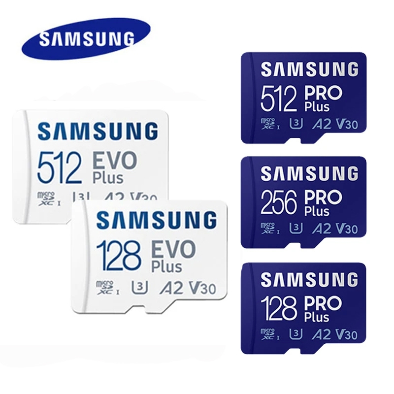 Cartão De Memória Samsung evo micro sd 1tb 512gb 256gb 128gb c10 u3 tf 64gb 32gb 16gb 8gb