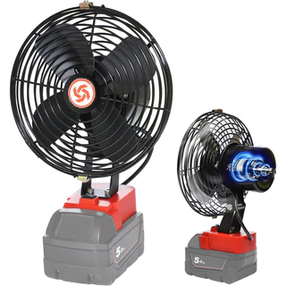 Ventilador portátil sem fio para local de trabalho para bateria de íon-lítio Milwaukee 18V, ventilador de trabalho (sem bateria)