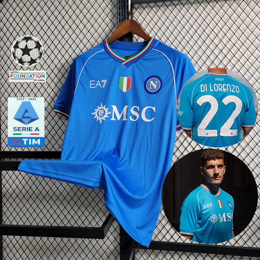 Camisa Napoli 2023/24 III Preta EA7