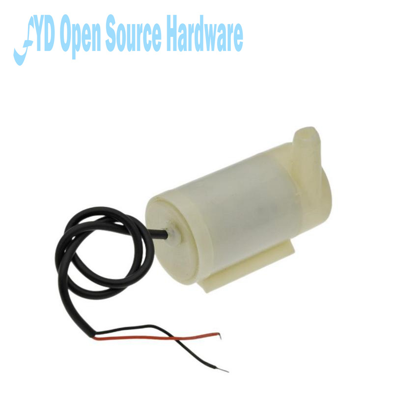 Mini Bomba De Água Submersível Alimentado Arduino Motor DC 3v 6v ...
